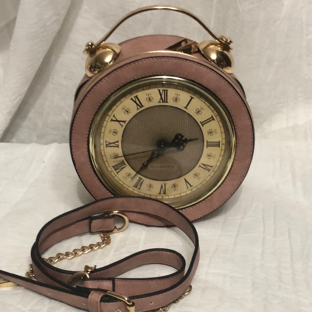 Quartz Retro Clock Shoulder Bag